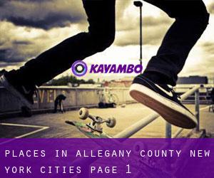 places in Allegany County New York (Cities) - page 1